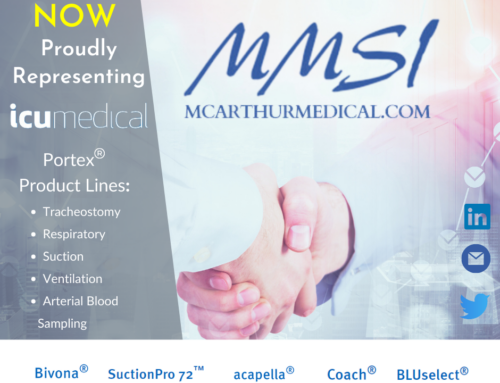 McArthur Medical Sales Inc., and ICU Medical have entered into a Distribution Agreement